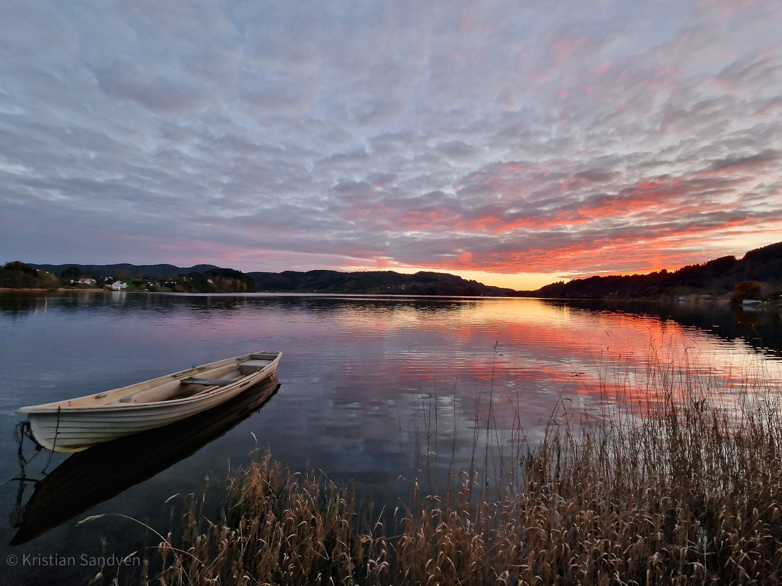 Oktober 2023: Solnedgang.